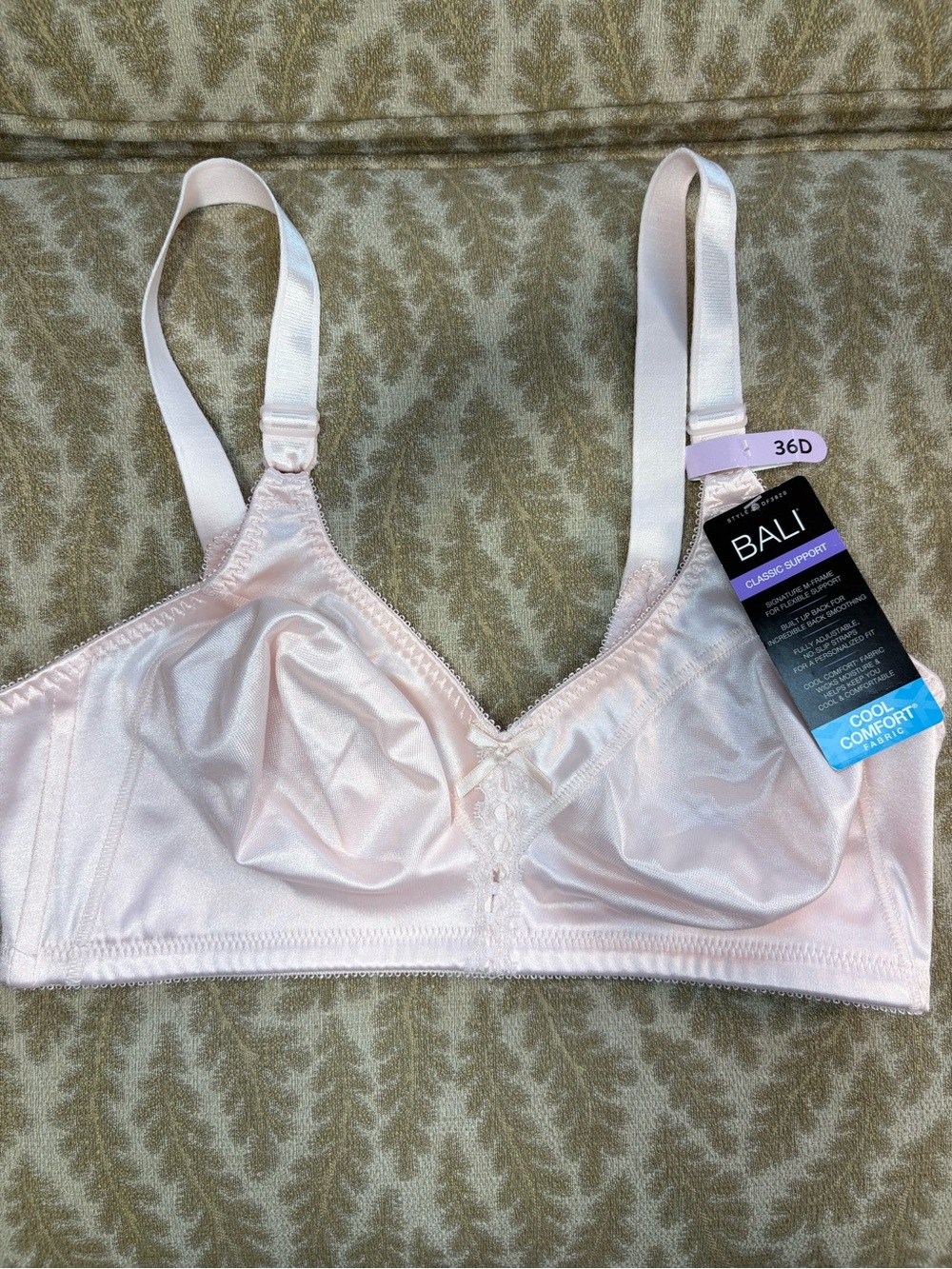 Bali Soft Cup Bra in Pale Pink - Wire-Free Comfort